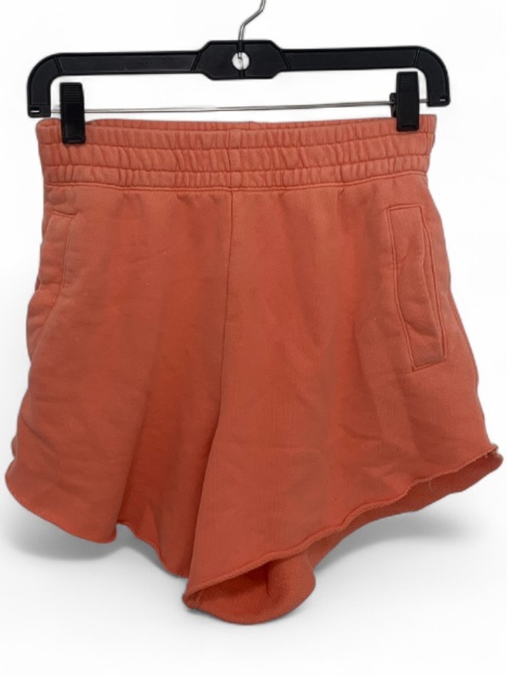 Women's Coral Orange Lounge Sweatpant Shorts
